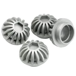 Rocker Box Caps / Covers - Starburst MCM Style - For Triumph Motorcycles 1963 - 1972