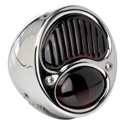 1928 - 1932 Ford Duolamp - Original Red Lens - Model A Stainless Steel Tail Light