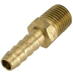 5/16 Inch Hose Barb X 1/4 Inch NPT - Brass