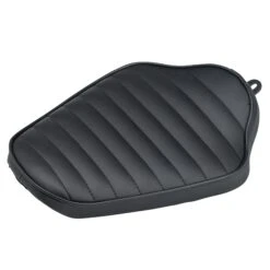 Sporty Solo - Black Horizontal Pleated - 1982-2003 Harley-Davidson Sportsters