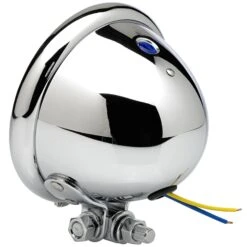 4-1/2 Inch Diameter Chrome Early Model Headlight -Motor Parts Hub large 2980 headlight chrome 4 1 2 inch 4