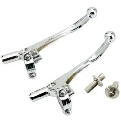 Stock Triumph Style Brake & Clutch Lever Set - 7/8 Inch