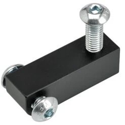 Universal Springer Headlight Mount- Black Powdercoat