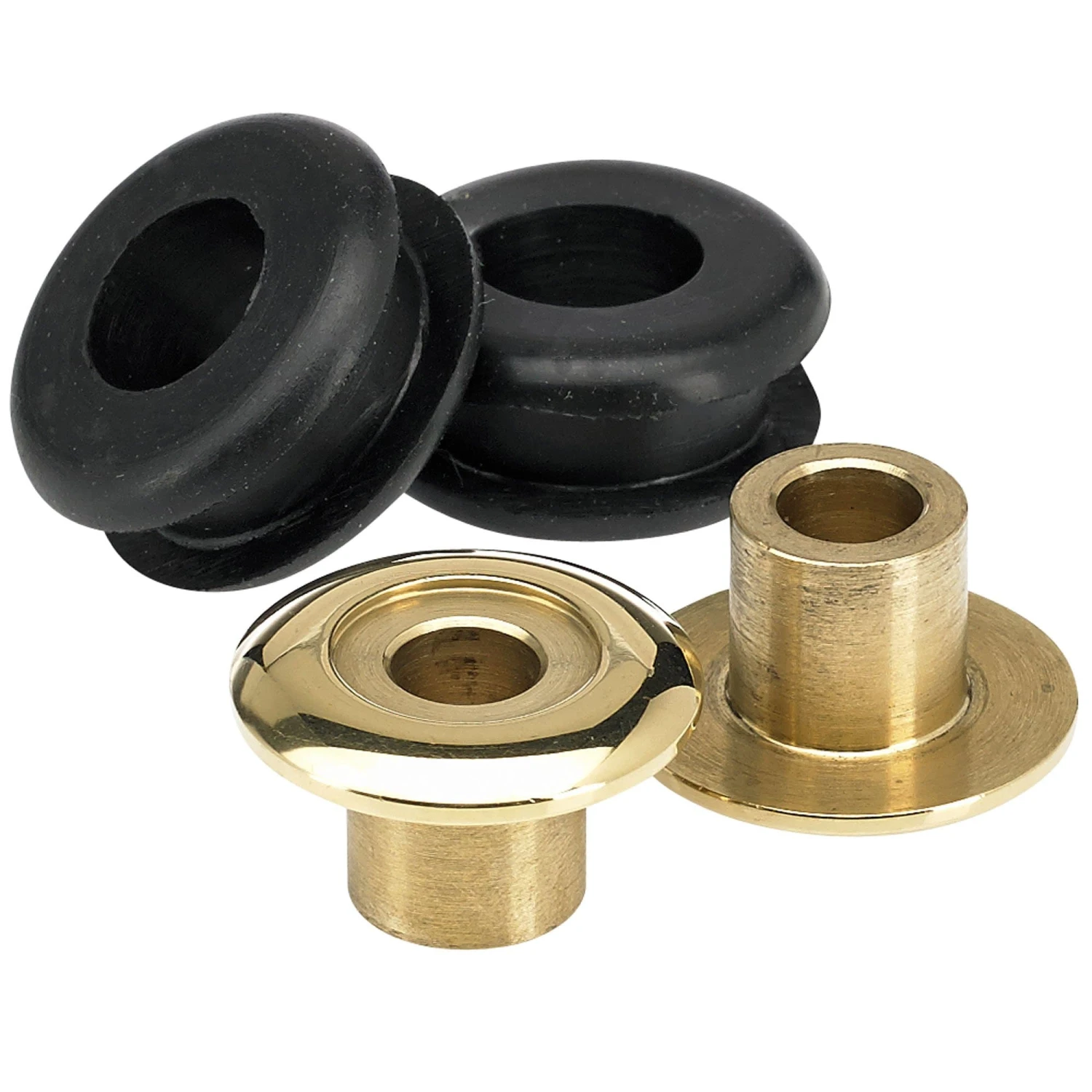 Set Of 2 Brass Tophats And Rubber Grommets 2 Set Of 2 Brass Tophats And Rubber Grommets - Image 2