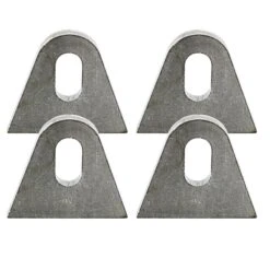 Tab #4 - Mild Steel Mounting Tabs 3/16 Inch Thick - 4 Pack