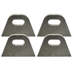 Tab #6 - Mild Steel Mounting Tabs 3/16 Inch Thick - 4 Pack