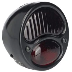 1928 - 1932 Black Out Ford Duolamp -Original Red Lens- Model A Stainless Steel Tail Light