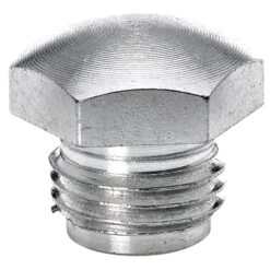 CAD Plated Triumph Tachometer Plug - 1969 And Up Triumph 1/2-20 L.H. Thread