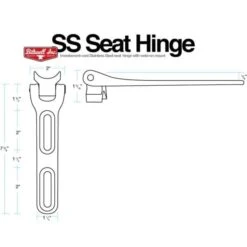 Stainless Steel Solo Seat Hinge/Pivot - Polished -Motor Parts Hub large 35 biltwell inc stainless steel solo seat pivot hinge dimensions