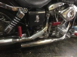 Finned Heat Shield, 12 Inch -Motor Parts Hub large 3641 003643 finnedheatshield 6inch installed website