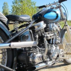 Fish Scale Heat Shield - 6 Inch -Motor Parts Hub large 3647 heatshield fishscale 12inch installed panhead p2