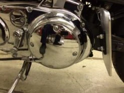 Primary Mount License Plate Bracket - 1967 - 2003 Sportsters -Motor Parts Hub large 3865 003865 gasbox primary mount license plate bracket 1967 2003 sportsters installed 2