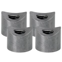 Coped Steel Bungs 1/2 Inch Long - 5/16-18 Thread - 4 Pack