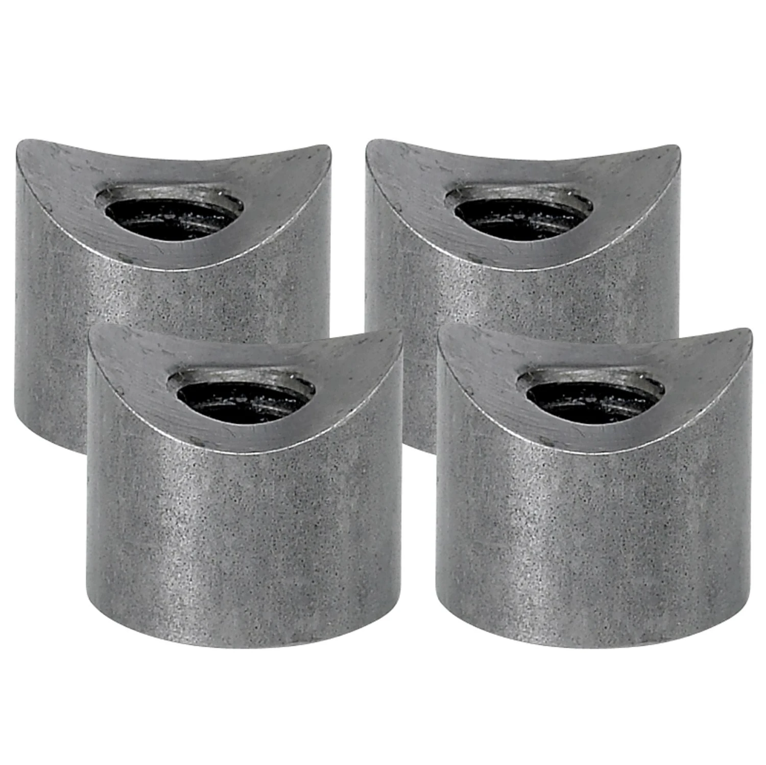 Coped Steel Bungs 1/2 Inch Long - 5/16-18 Thread - 4 Pack 1 Coped Steel Bungs 1/2 Inch Long - 5/16-18 Thread - 4 Pack
