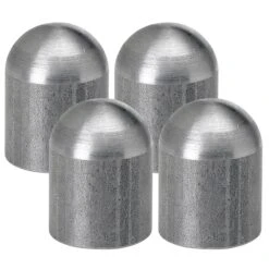 Full Radius Threaded Steel Bungs 3/8-16 Thread - 4 Pack