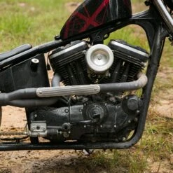 Finned Heat Shield, 12 Inch -Motor Parts Hub lowbrowheatshield dogdishac 1