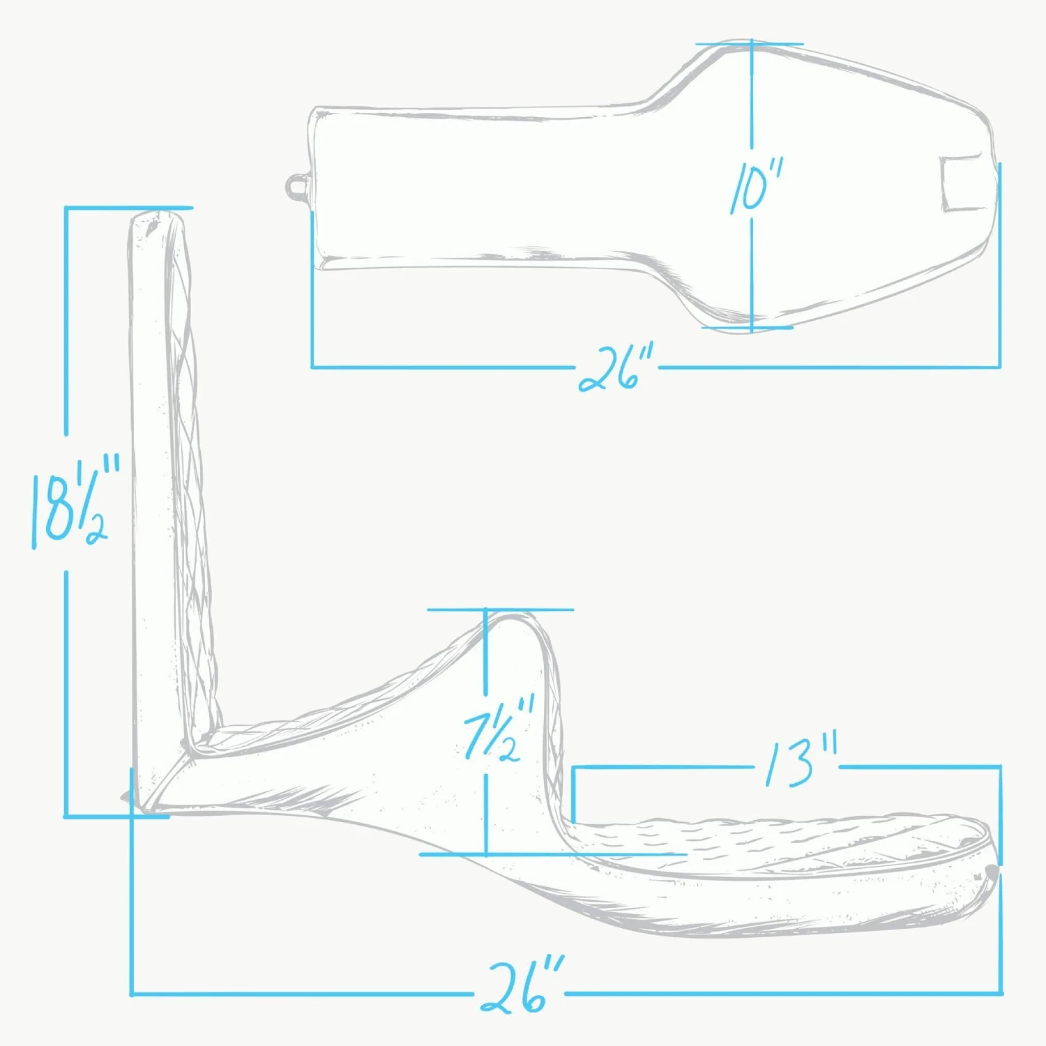 Traditional King And Queen Seat - Black H-Pleat - 1982-2003 Sportsters 5 Traditional King And Queen Seat - Black H-Pleat - 1982-2003 Sportsters - Image 5